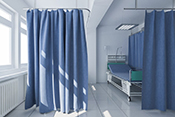 Antimicrobial hospital curtains fall short in curbing contamination - Photo: ©iStock/pixelci