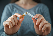 Quitting smoking linked to less pain