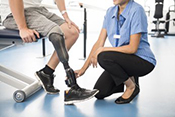 Treadmill training helps correct walking problems in prosthetic users - Photo: ©iStock/JohnnyGreig