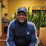 Navy Veteran Pernell Baker is a patient at the Washington, DC, VA Medical Center. VA patients like him took 
part in guided tour research at other VA sites to let researchers know their thoughts and feelings about the care they receive. 