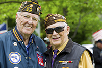 two male senior veterans