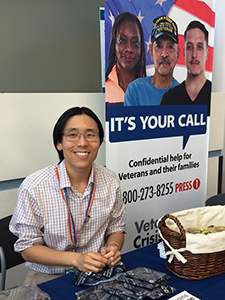 Dr. Jason Chen is leading a study that aims to promote social connectedness among Veterans at high risk of suicide by increasing their participation in community activities. (Photo courtesy of Jason Chen)  
