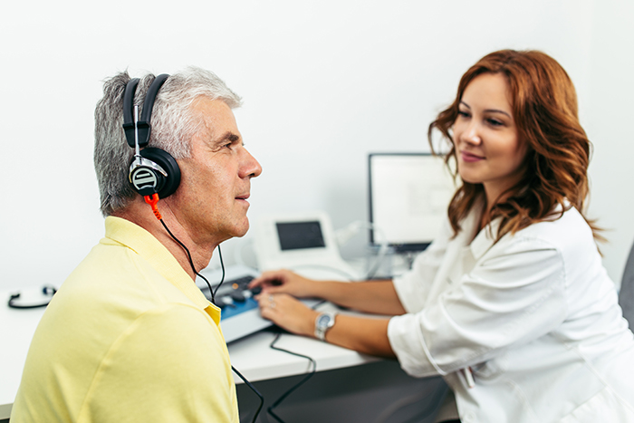  Hearing loss is very common as people age, especially in Veterans who were exposed to excessive noise during their military service. VA provides a spectrum of services and resources for Veterans with hearing loss. (Photo for illustrative purposes only. Â©Getty Images/DuxX)