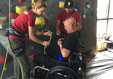 Adaptive rock climbing has physical, psychological benefits for people with disabilities