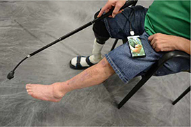 A skin monitor for hard-to-view body locations