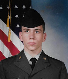  Logue joined the Army Reserves after completing high school in 1989.