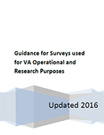 Guidance for Surveys used for VA Operational and Research Purposes